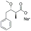 ERYTHRO-2-METHYL-3-METHOXY-4-PHENYLBUTYRIC ACID SODIUM SALT Struktur