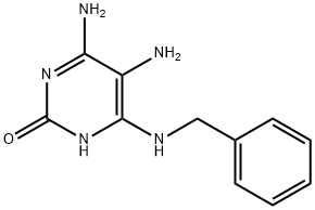 4,5-DIAMINO-6-(BENZYLAMINO)PYRIMIDIN-2(1H)-ONE Struktur