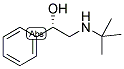 (S)-(+)-2-TERT-BUTYLAMINO-1-PHENYLETHANOL Struktur