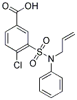 3-(ALLYL-PHENYL-SULFAMOYL)-4-CHLORO-BENZOIC ACID Struktur