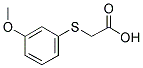 [(3-METHOXYPHENYL)SULFANYL]ACETIC ACID Struktur