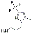 3-(5-METHYL-3-TRIFLUOROMETHYL-PYRAZOL-1-YL)-PROPYLAMINE Struktur