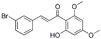 3-BROMO-4',6'-DIMETHOXY-2'-HYDROXYCHALCONE Struktur