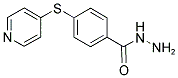 4-(PYRIDIN-4-YLTHIO)BENZOIC ACID, HYDRAZIDE Struktur