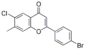 4'-BROMO-6-CHLORO-7-METHYLFLAVONE Struktur