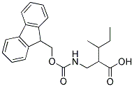 FMOC-DL-3-METHYL-2-AMINOMETHYLVALERIC ACID Struktur