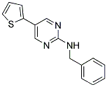 N-BENZYL-5-THIEN-2-YLPYRIMIDIN-2-AMINE Struktur