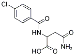 2-(4-CHLORO-BENZOYLAMINO)-SUCCINAMIC ACID Struktur