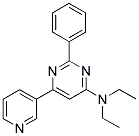 N,N-DIETHYL-2-PHENYL-6-PYRIDIN-3-YLPYRIMIDIN-4-AMINE Struktur