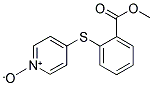 4-(2-CARBOMETHOXYPHENYLTHIO)PYRIDINE-N-OXIDE Struktur