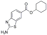 2-AMINO-BENZOTHIAZOLE-6-CARBOXYLIC ACID CYCLOHEXYL ESTER Struktur