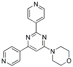 4-(2,6-DIPYRIDIN-4-YLPYRIMIDIN-4-YL)MORPHOLINE Struktur