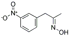 (3-NITROPHENYL)ACETONE OXIME Struktur