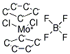 DICHLOROBIS(CYCLOPENTADIENYL)MOLYBDENUM TETRAFLUOROBORATE Struktur