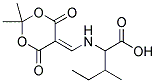 N-[(2,2-DIMETHYL-4,6-DIOXO-1,3-DIOXAN-5-YLIDENE)METHYL]ISOLEUCINE Struktur