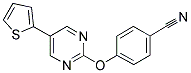 4-[(5-THIEN-2-YLPYRIMIDIN-2-YL)OXY]BENZONITRILE Struktur