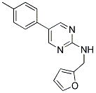 N-(2-FURYLMETHYL)-5-(4-METHYLPHENYL)PYRIMIDIN-2-AMINE Struktur