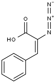 ALPHA-AZIDOCINNAMIC ACID Struktur