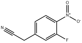 3-FLUORO-4-NITROPHENYLACETONITRILE Struktur