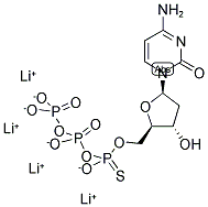 2'-DEOXYCYTIDINE-5'-O-(1-THIOTRIPHOSPHATE) LITHIUM SALT Struktur