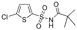 5-CHLORO-N-(2,2-DIMETHYLPROPANOYL)THIOPHENE-2-SULFONAMIDE Struktur