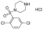 1-[(2,5-DICHLOROPHENYL)SULFONYL]PIPERAZINE HYDROCHLORIDE Struktur