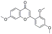 7,2',4'-TRIMETHOXYFLAVONE Struktur