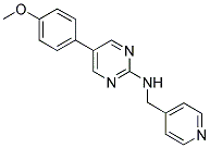 5-(4-METHOXYPHENYL)-N-(PYRIDIN-4-YLMETHYL)PYRIMIDIN-2-AMINE Struktur