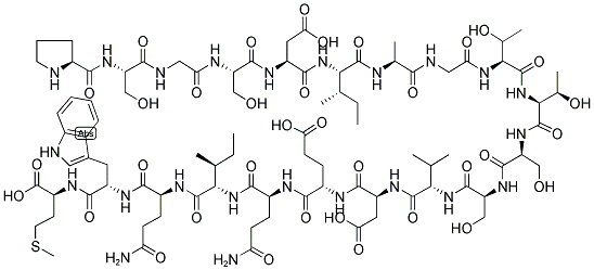 H-PRO-SER-GLY-SER-ASP-ILE-ALA-GLY-THR-THR-SER-SER-VAL-ASP-GLU-GLN-ILE-GLN-TRP-MET-OH Struktur