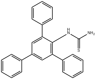 N-((2,4,6-TRIPHENYL)PHENYL)THIOUREA Struktur