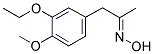 (3-ETHOXY-4-METHOXYPHENYL)ACETONE OXIME Struktur