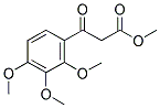 3-OXO-3-(2,3,4-TRIMETHOXY-PHENYL)-PROPIONIC ACID METHYL ESTER Struktur