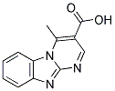 4-METHYLPYRIMIDO[1,2-A][1,3]BENZIMIDAZOLE-3-CARBOXYLIC ACID Struktur