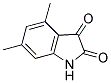 4,6-DIMETHYL-1H-INDOLE-2,3-DIONE Struktur