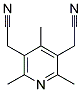 2,4,6-TRIMETHYPYRIDINE-3,5-DIACETONITRILE Struktur