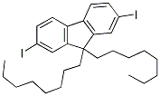 2,7-DIIODO-9,9-DIOCTYL-9H-FLUORENE Struktur