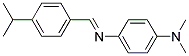 N'-[(1E)-(4-ISOPROPYLPHENYL)METHYLENE]-N,N-DIMETHYLBENZENE-1,4-DIAMINE Struktur