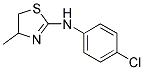 (4-CHLORO-PHENYL)-(4-METHYL-4,5-DIHYDRO-THIAZOL-2-YL)-AMINE Struktur