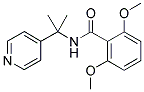 N-[DIMETHYL-(PYRIDIN-4-YL)METHYL]-2,6-DIMETHOXYBENZAMIDE Struktur