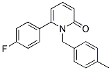 6-(4-FLUOROPHENYL)-1-(4-METHYLBENZYL)PYRIDIN-2(1H)-ONE Struktur