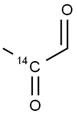 METHYLGLYOXAL, [2-14C] Struktur