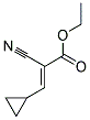 (E)-2-CYANO-3-CYCLOPROPYL-ACRYLIC ACID ETHYL ESTER Struktur