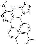 METHYL 7-(4-ISOPROPYLPHENYL)-6-(4-METHYLBENZOYL)-4,7-DIHYDROTETRAZOLO[1,5-A]PYRIMIDINE-5-CARBOXYLATE Struktur