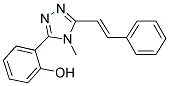 2-{4-METHYL-5-[(E)-2-PHENYLVINYL]-4H-1,2,4-TRIAZOL-3-YL}PHENOL