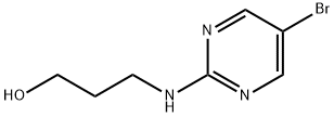 3-(5-BROMO-PYRIMIDIN-2-YLAMINO)-PROPAN-1-OL Struktur