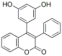 4-(3',5'-DIHYDROXYPHENYL)-3-PHENYL COUMARIN Struktur