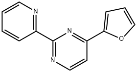 4-(2-FURYL)-2-(2-PYRIDINYL)PYRIMIDINE Struktur