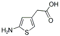 (5-AMINO-THIOPHEN-3-YL)-ACETIC ACID Struktur