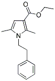 2,5-DIMETHYL-1-PHENETHYL-1H-PYRROLE-3-CARBOXYLIC ACID ETHYL ESTER Struktur