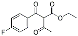 2-(4-FLUORO-BENZOYL)-3-OXO-BUTYRIC ACID ETHYL ESTER Struktur